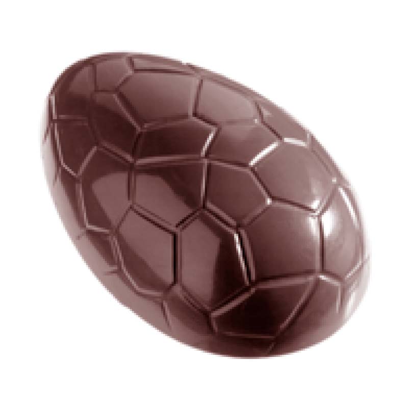Chocolate World Egg Moulds - E7002/200 - Egg Croco 200mm - 200x125x65mm