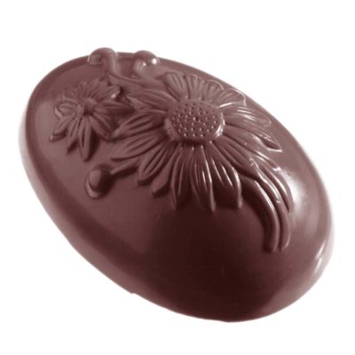 Chocolate World Egg Moulds - E7005/175 - Egg Ox-Eye 175mm - 175x115x55mm