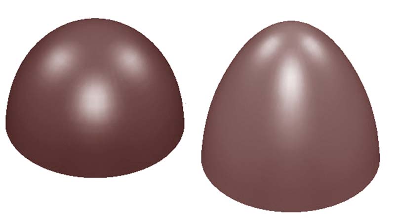 Chocolate World Egg Moulds - E7009/190 - Egg Horizontal 190mm - 190x125x125mm