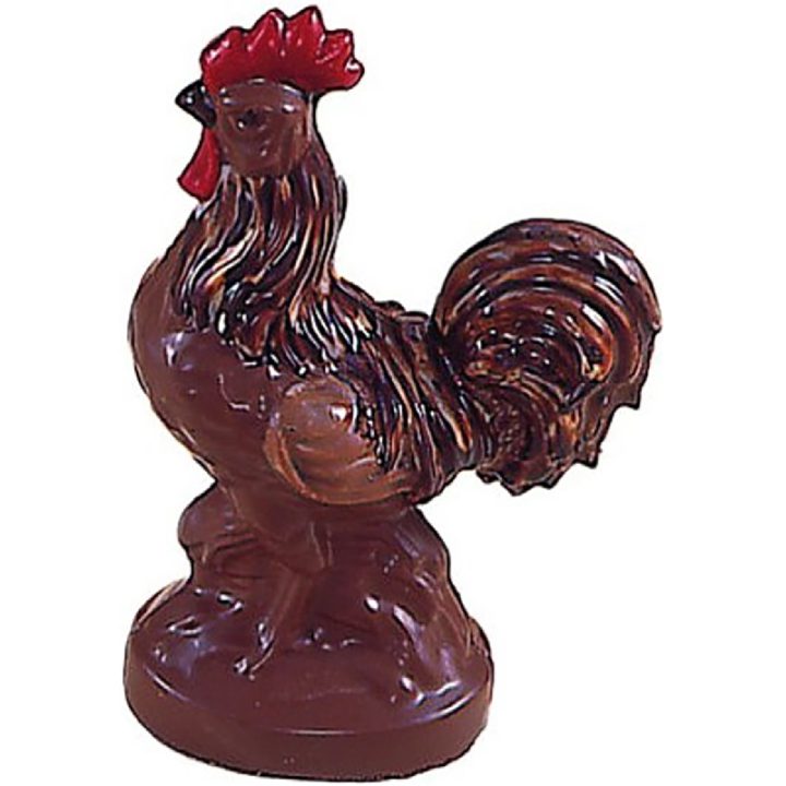 Chocolate World Hollow Figure Moulds - H068 - Rooster 110mm - 114x82x44mm