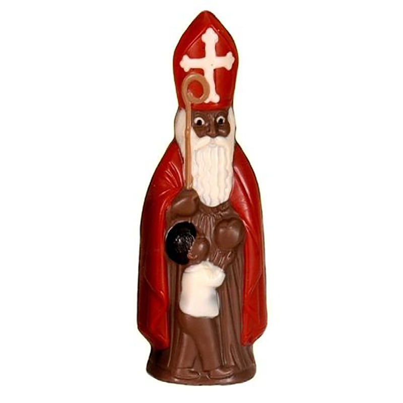 Chocolate World Hollow Figure Moulds - H106 - St Nicholas With Child 225mm - 225x85x64mm