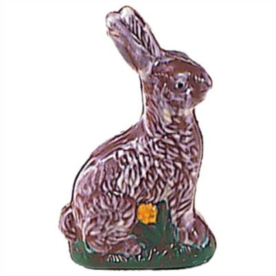 Chocolate World Hollow Figure Moulds - H132 - Hare Sitting 180mm - 180x107x46mm