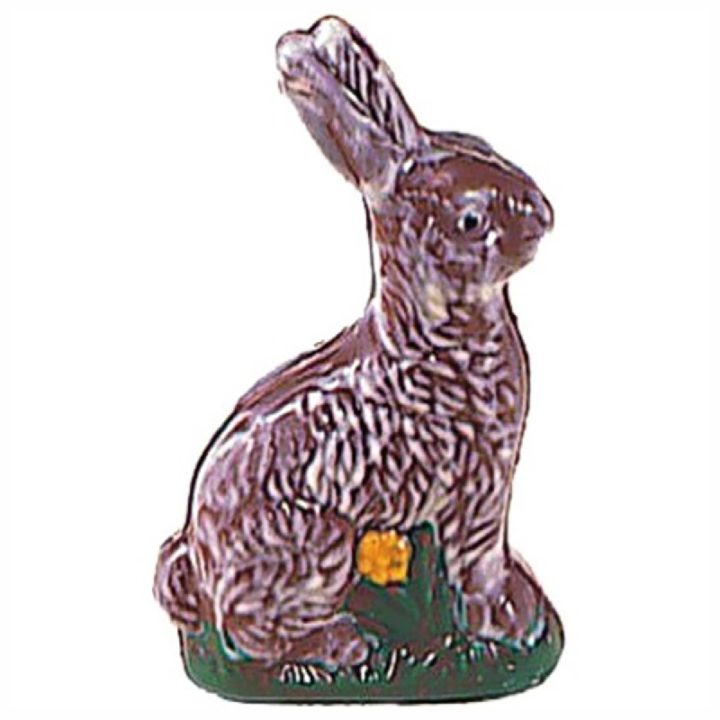 Chocolate World Hollow Figure Moulds - H132 - Hare Sitting 180mm - 180x107x46mm