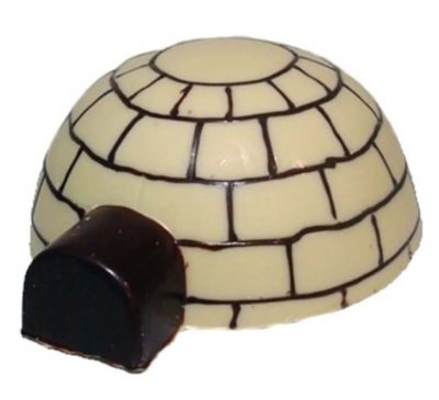 Chocolate World Hollow Figure Moulds - H160 - Igloo 140Mm - 140x138x62mm