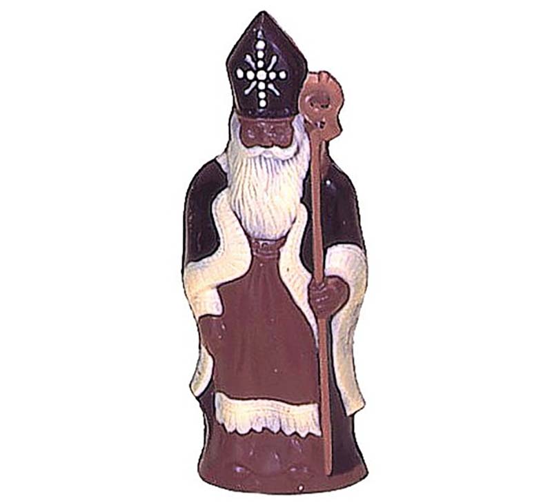 Chocolate World Hollow Figure Moulds - H180 - St Nicholas 140mm - 140x50x40mm