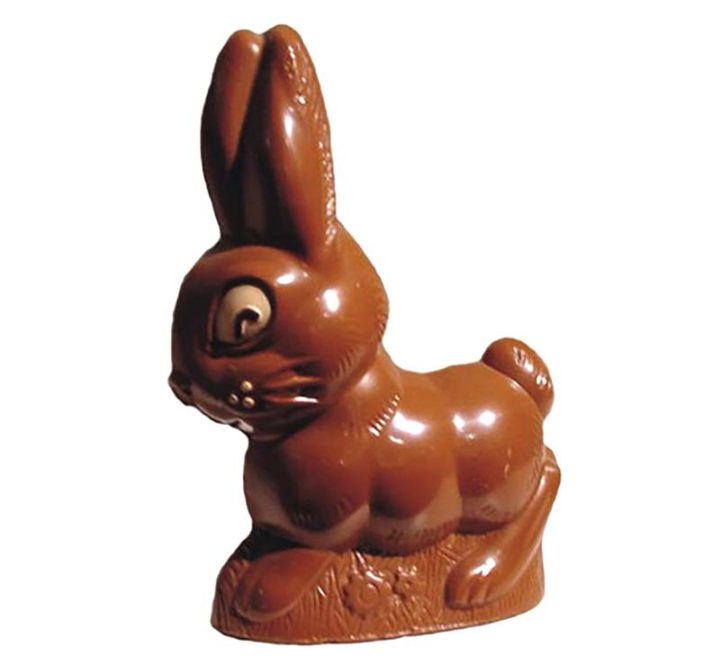 Chocolate World Hollow Figure Moulds - H221025/C - Sitting Hare 240mm - 240x169x78mm