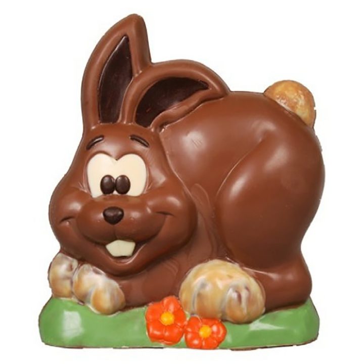 Chocolate World Hollow Figure Moulds - H221061/A - Sitting Rabbit 88mm - 88x88x42mm