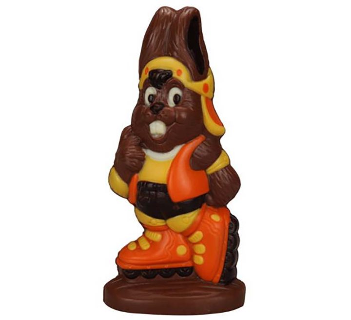 Chocolate World Hollow Figure Moulds - H221068/C - Hare With Roller Skates 205mm - 205x98x60mm