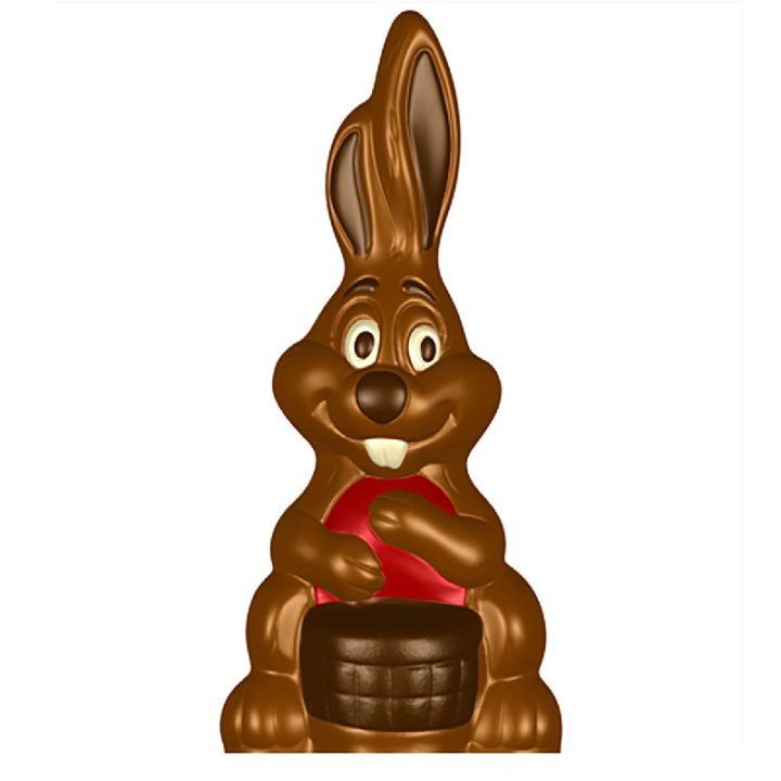 Chocolate World Hollow Figure Moulds - H221077/B - Hare Bunny 135mm - 135x67x52mm
