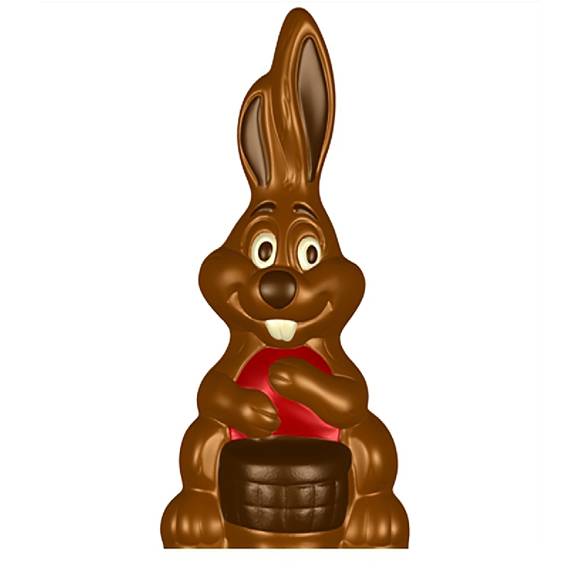 Chocolate World Hollow Figure Moulds - H221077/C - Hare Bunny 171mm - 171x85x67mm