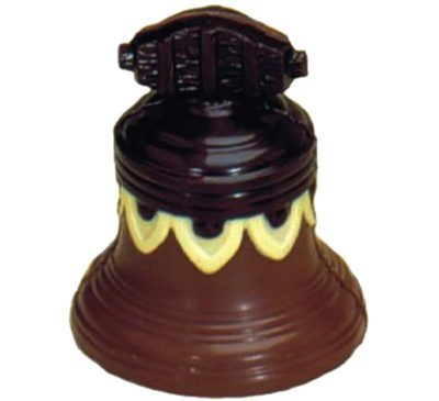 Chocolate World Hollow Figure Moulds - H249 - Bell Ø 75mm - 100x75x75mm