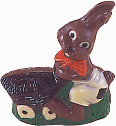 Chocolate World Hollow Figure Moulds - H311 - Hare With Cart 110mm - 110xN/AxN/Amm