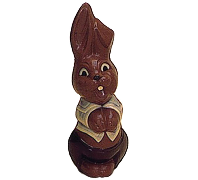 Chocolate World Hollow Figure Moulds - H313 - Laughing Hare 315mm - 315x105x58mm