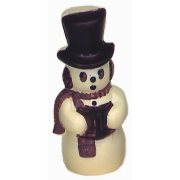 Chocolate World Hollow Figure Moulds - H331 - Snowman 130mm - 134x64x58.5mm