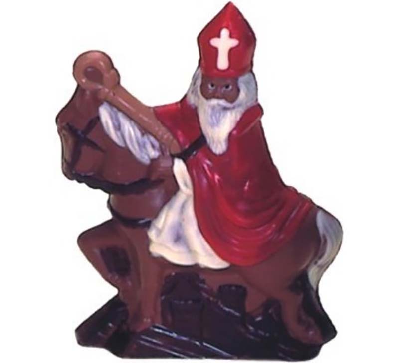Chocolate World Hollow Figure Moulds - H334 - St Nicholas On Horseback 240mm - 235x172x64mm