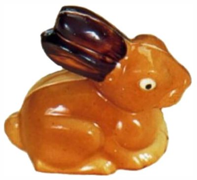 Chocolate World Hollow Figure Moulds - H365 - Sitting Hare 120mm - 120x108x63mm