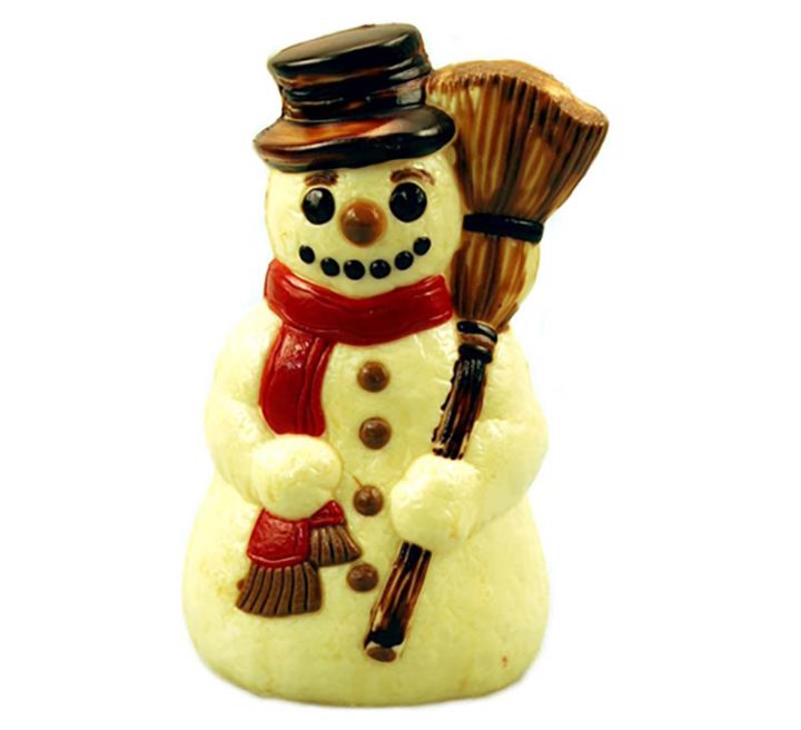 Chocolate World Hollow Figure Moulds - H441035/C - Snowman 190mm - 190x116x82mm