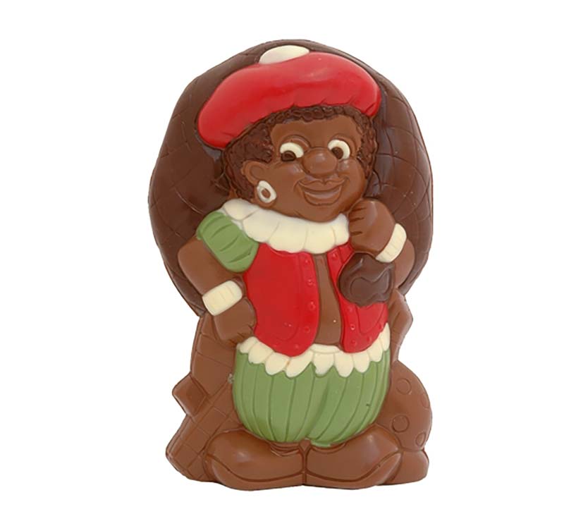 Chocolate World Hollow Figure Moulds - H441036/C - Pete With Bag 206mm - 206x134x91mm