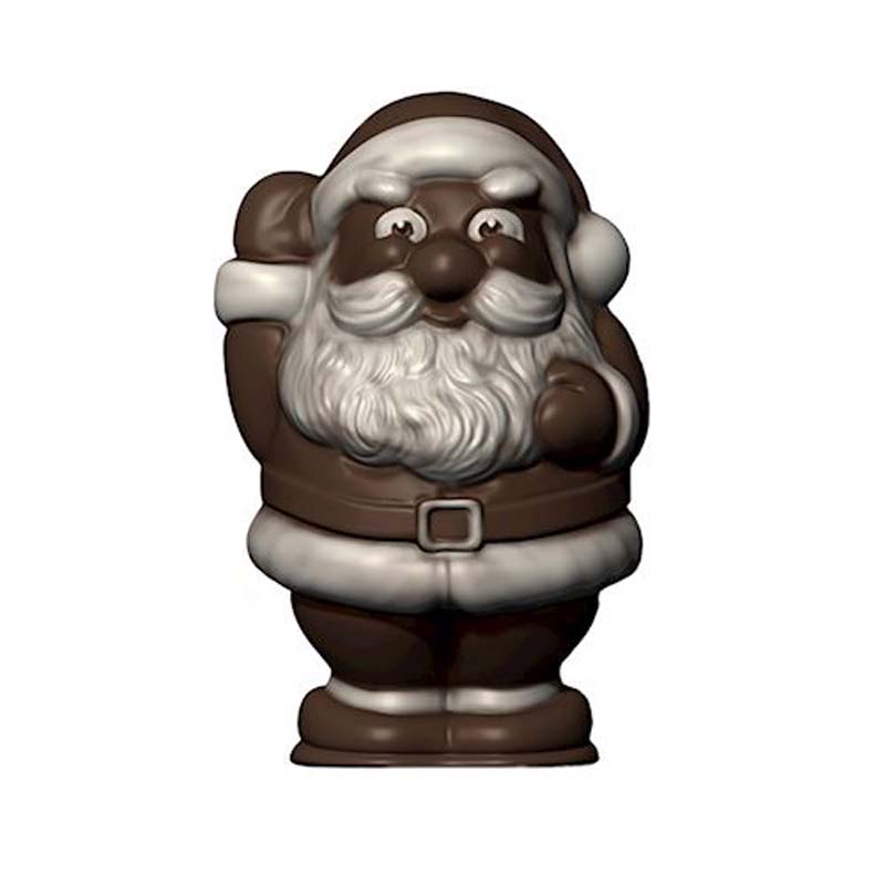 Chocolate World Hollow Figure Moulds - H441041/D - Santa Claus 185mm - 185x113x95mm