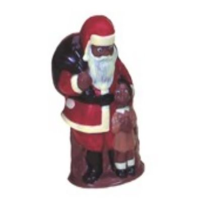Chocolate World Hollow Figure Moulds - H489 - Santa Claus With Child 140mm - 140x76x52mm