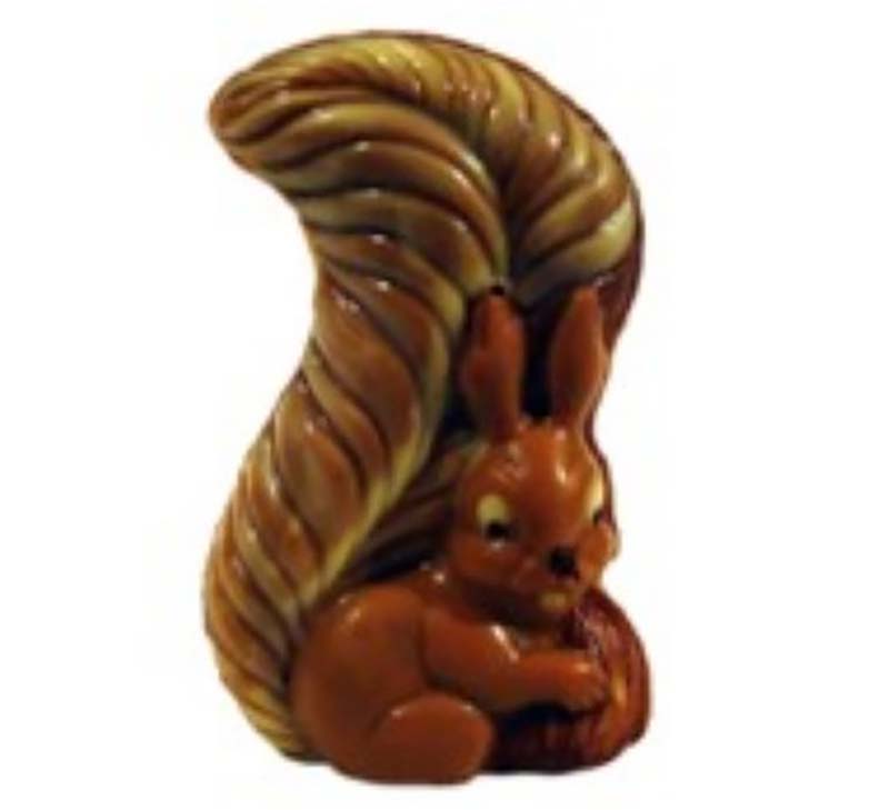 Chocolate World Hollow Figure Moulds - H551027/B - Squirrel 150mm - 150x86x45mm