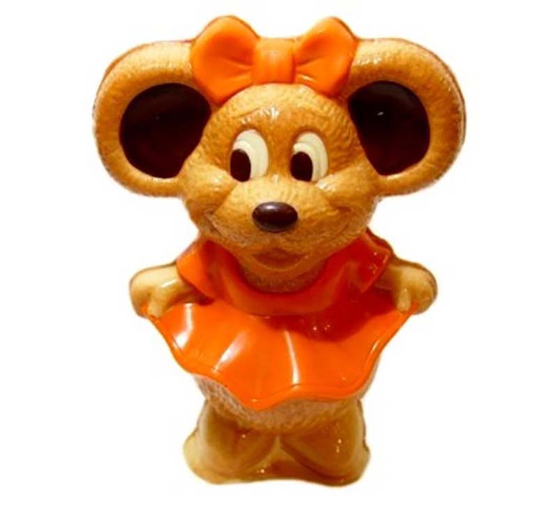 Chocolate World Hollow Figure Moulds - H551036/A - Mouse Girl 80mm - 80x56x40mm