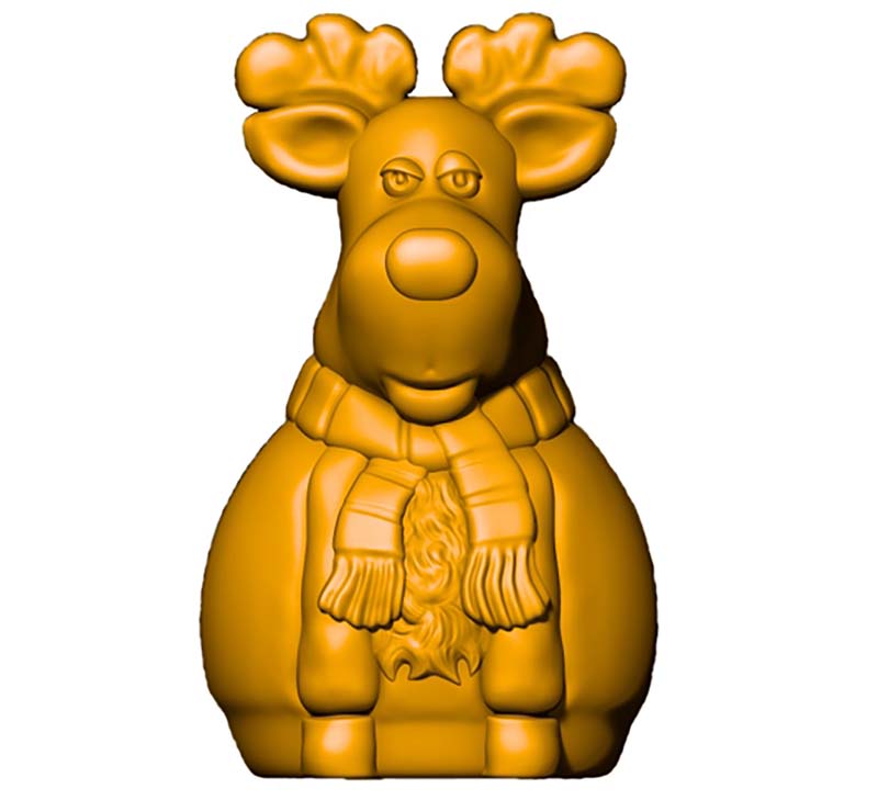 Chocolate World Hollow Figure Moulds - H551070/E - Moose 220mm - 220x126x129mm