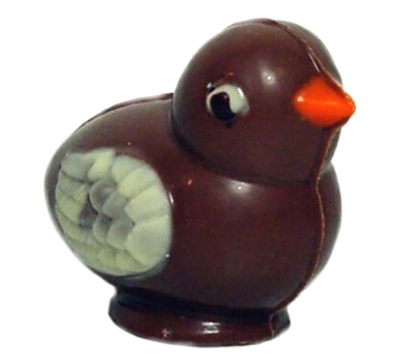 Chocolate World Hollow Figure Moulds - H614 - Sparrow 60mm - 60x52x39mm