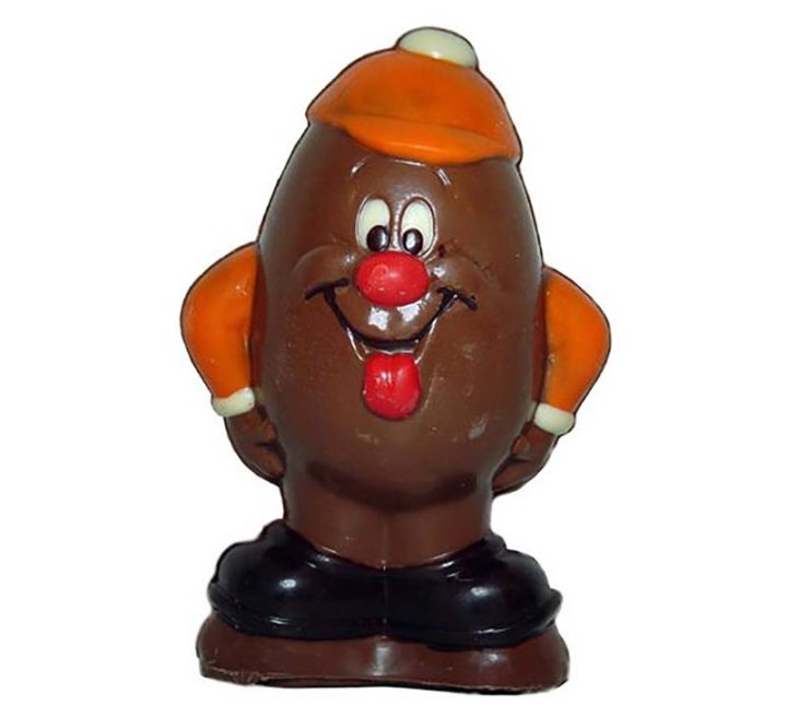 Chocolate World Hollow Figure Moulds - H661030/R - Egg-Man Tease 150mm - 151x99x75mm