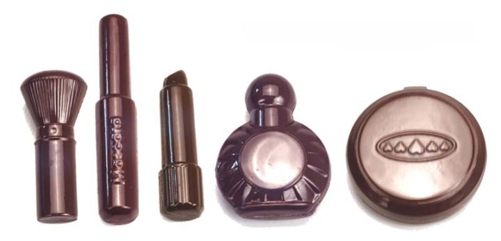 Chocolate World Hollow Figure Moulds - H661070/A - Make Up Set 84mm - N/Ax64x27mm
