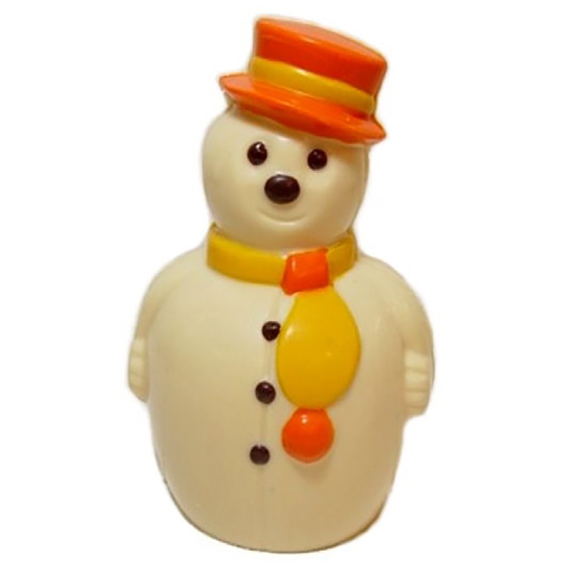 Chocolate World Hollow Figure Moulds - H675 - Snowman 155mm - 155x102x95mm