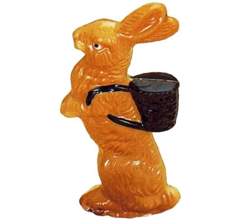 Chocolate World Hollow Figure Moulds - H685 - Rabbit With Basket 225mm - 225x110x46.5mm
