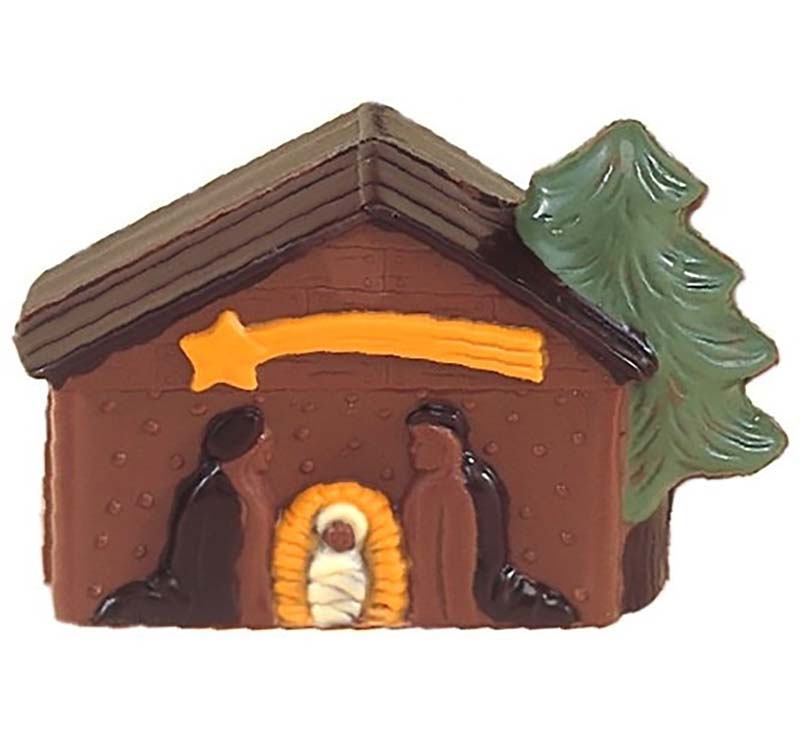 Chocolate World Hollow Figure Moulds - H734 - Nativity Scene 192mm - 192x124x61.5mm