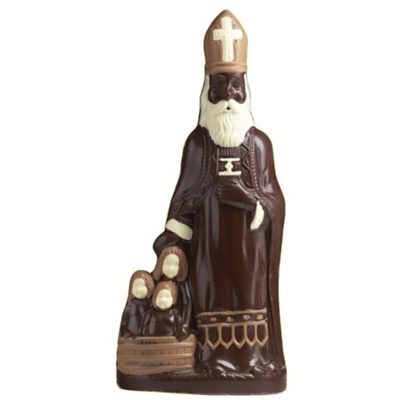 Chocolate World Hollow Figure Moulds - H857 - Saint Nicholas/Child 200mm - 200x96x56mm