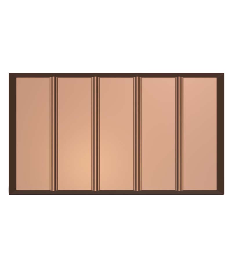 Chocolate World Frame Moulds - HA17677 - Block 5 Kg Strips - 5000gm - 407x270x42mm