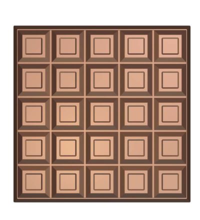 Chocolate World Frame Moulds - HA17678 - Block 2