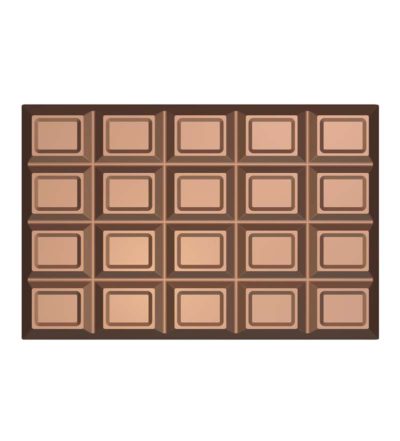 Chocolate World Frame Moulds - HA3193 - Block 1 Kg - 1000gm - 255x169x28mm