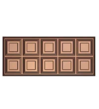 Chocolate World Frame Moulds - HA6459 - Block 1 Kg - 1000gm - 267x113x39mm