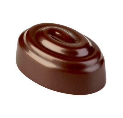 Hans Brunner Frame-Moulds - Oval praline - HB-0012-S - Dimensions: Length: 38 mm