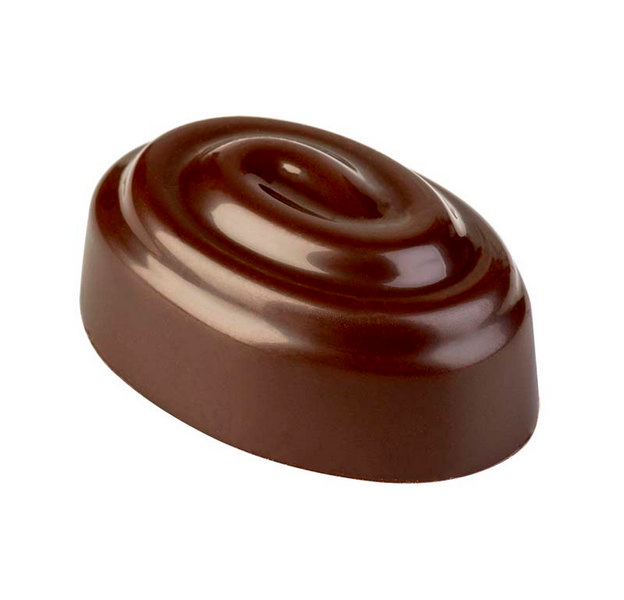 Hans Brunner Frame-Moulds - Oval praline - HB-0012-S - Dimensions: Length: 38 mm