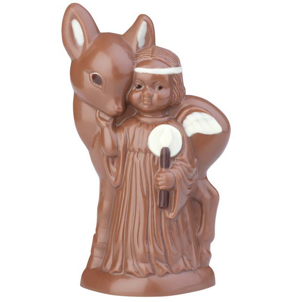 Hans Brunner Hand-Moulds - Angel with deer - HB-0154-PC - Dimensions: Length: 122 mm