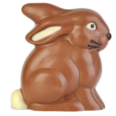Hans Brunner Hand-Moulds - Sitting rabbit with floppy ear - HB-0406-D-PC - Dimensions: Length: 50 mm