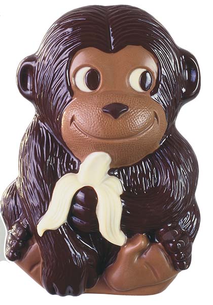 Hans Brunner Hand-Moulds - Monkey with banana - HB-0497-A-PC -