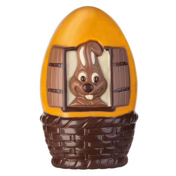Hans Brunner Hand-Moulds - Bunny house with window - HB-0567-B-PC - Dimensions: Length: 80 mm