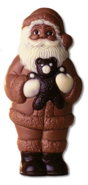 Hans Brunner Hand-Moulds - Santa claus with bear - HB-0635-PC - Dimensions: Length: 146 mm