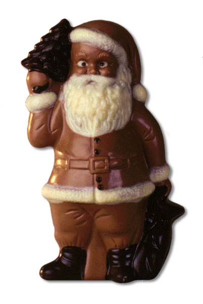 Hans Brunner Hand-Moulds - Santa claus with tree - HB-0636-PC - Dimensions: Length: 140 mm