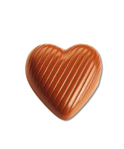 Hans Brunner Frame-Moulds - Heart with lines - HB-0736-S - Dimensions: Length: 30 mm