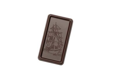 Hans Brunner Frame-Moulds - Small tablet with ship - HB-0930-S - Dimensions: Length: 74 mm