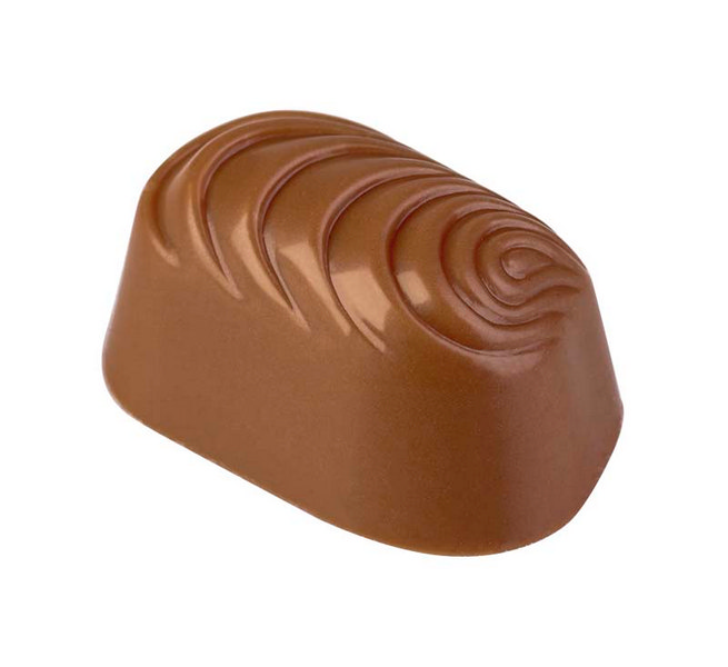 Hans Brunner Frame-Moulds - Fan praline - HB-0961-S - Dimensions: Length: 35 mm