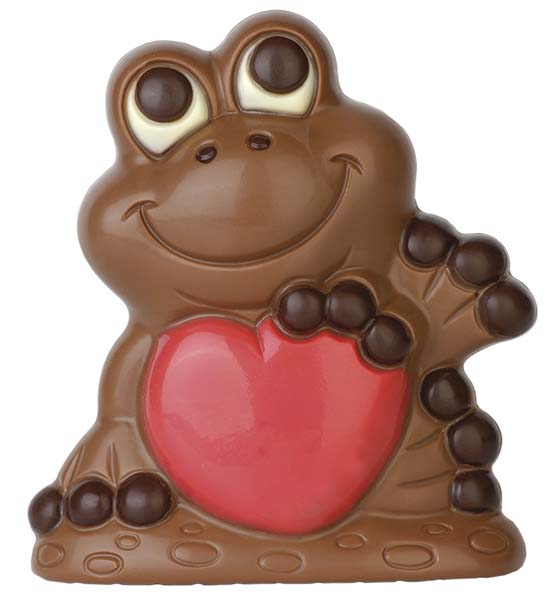 Hans Brunner Hand-Moulds - Frog with heart - HB-8010-PC - Dimensions: Length: 127 mm